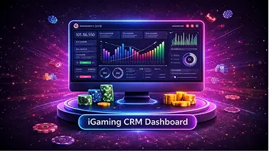 iGaming CRM dashboard